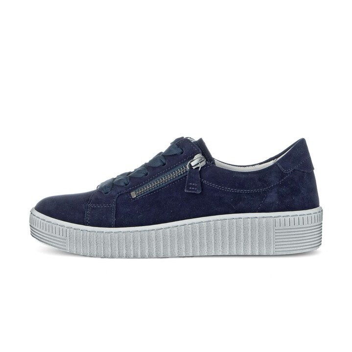 Lage sneaker blauw #0