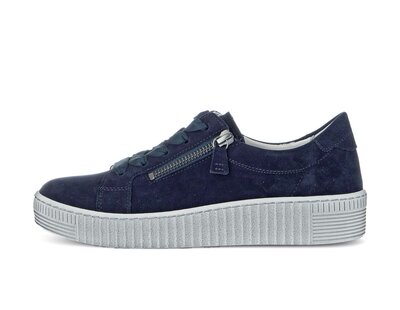 Lage sneaker blauw