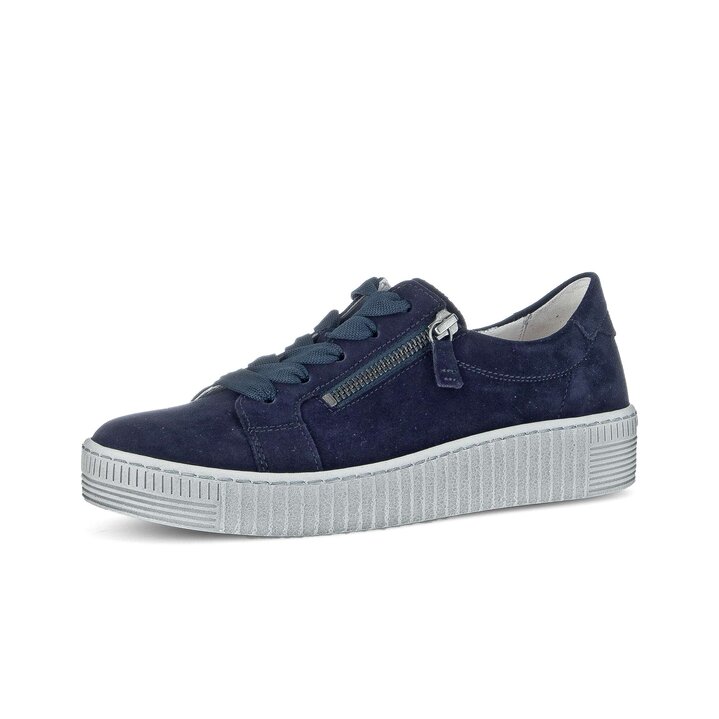 Lage sneaker blauw #2