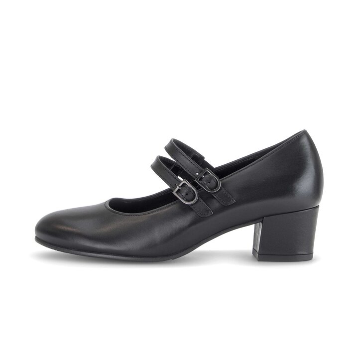Spangenpumps schwarz #0