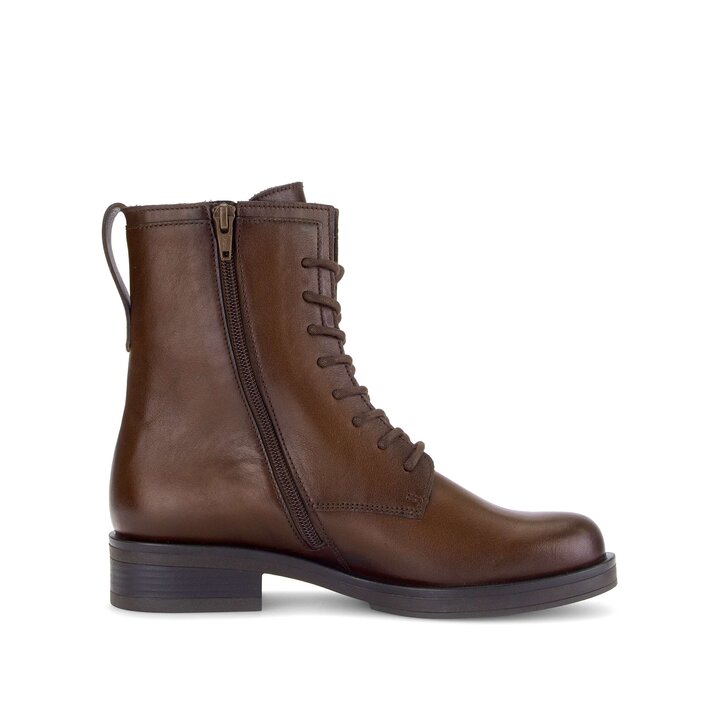 Schnürstiefelette braun #1