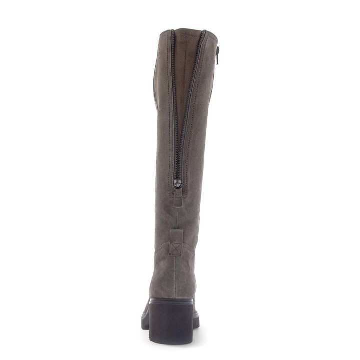 Stivali con plateau marrone #3