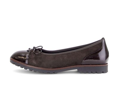Sportliche Ballerina braun