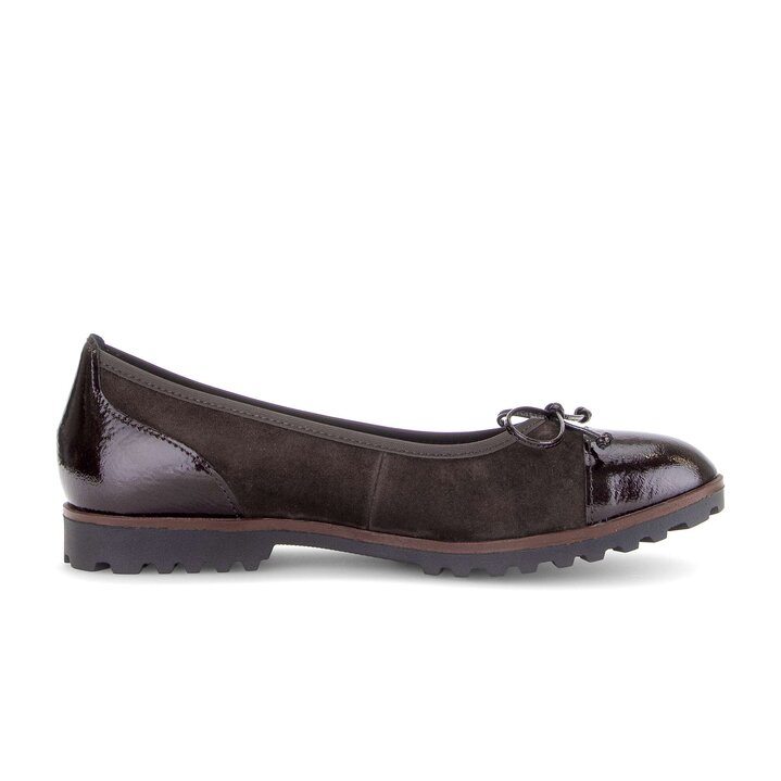 Ballerine sportive marron #1