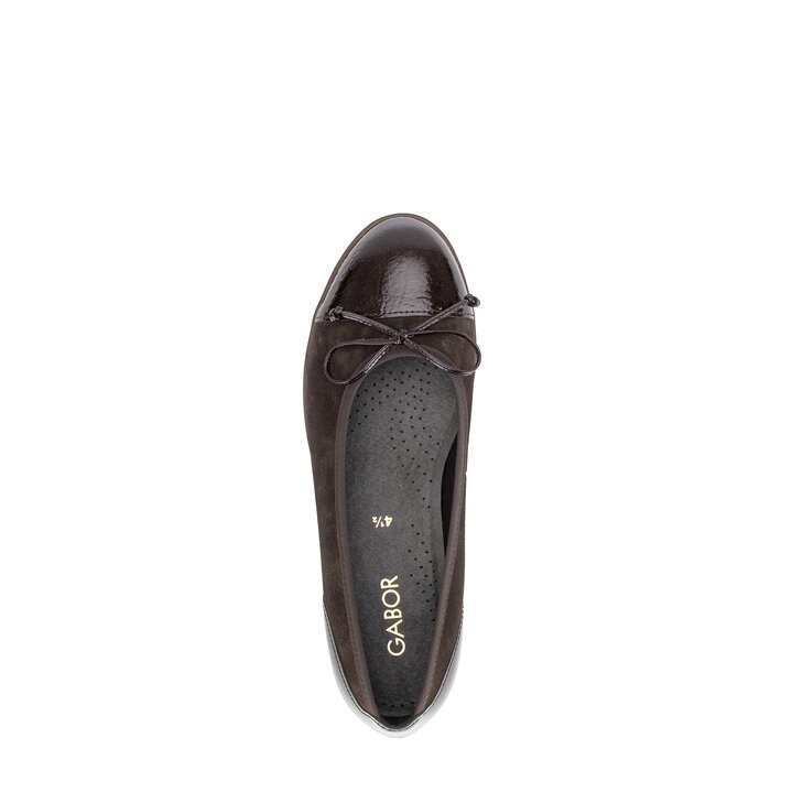 Ballerine sportive marron #5