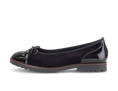 Sportliche Ballerina schwarz