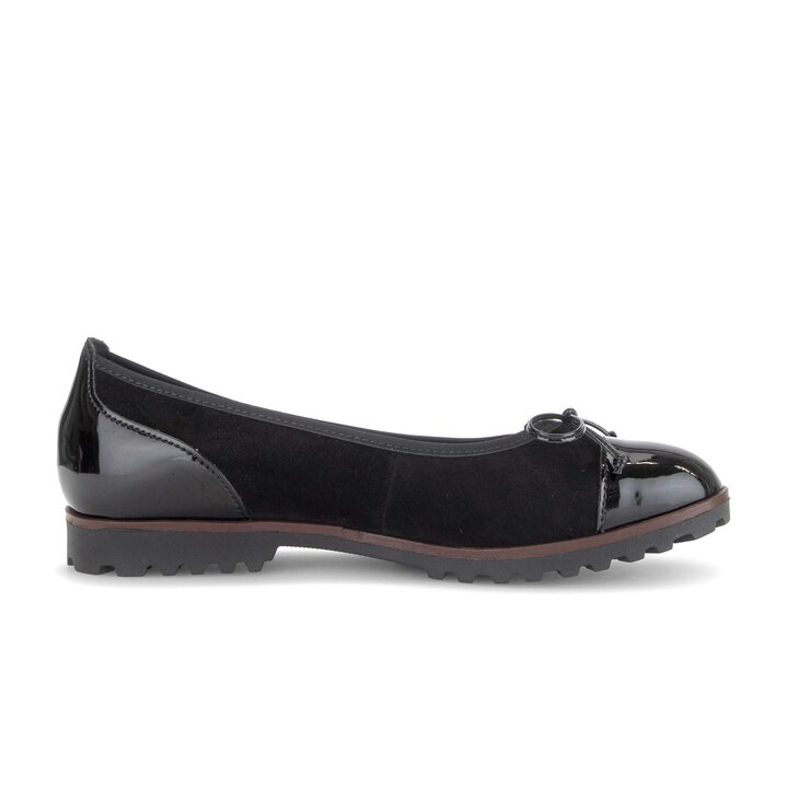Sportliche Ballerina schwarz #1