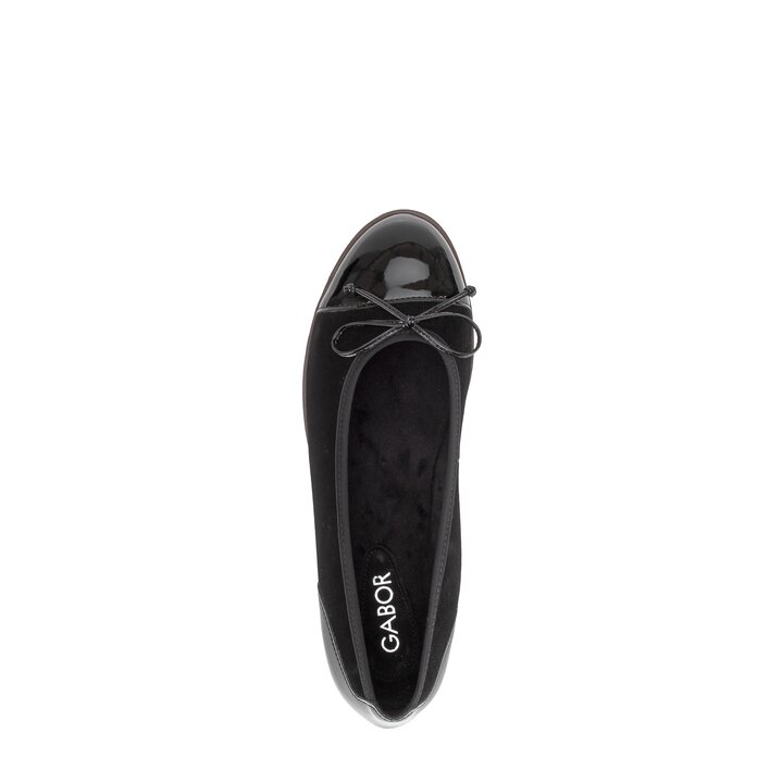 Sportliche Ballerina schwarz #5
