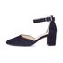 Spangenpumps blau