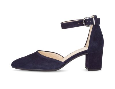 Spangenpumps blau