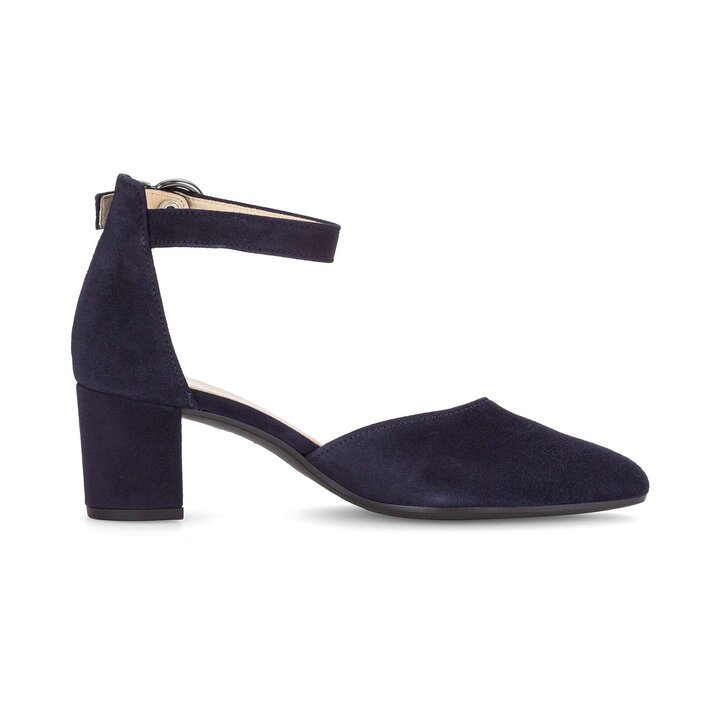 Spangenpumps blau #1