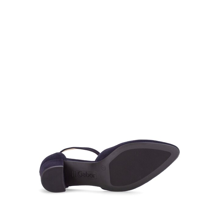 Spangenpumps blau #4
