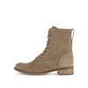 Schnürstiefelette braun
