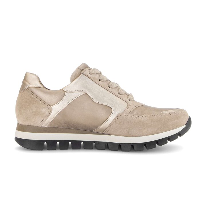 Sneakers basse beige #1