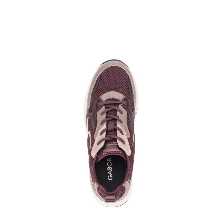 Sneakers basse rosso #5
