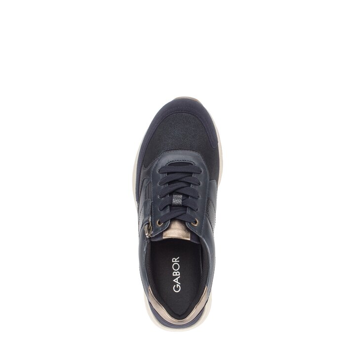 Sneakers basse blu #5