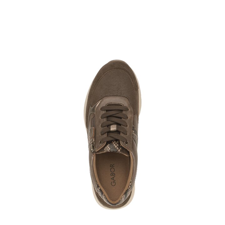 Sneakers basse marrone #5