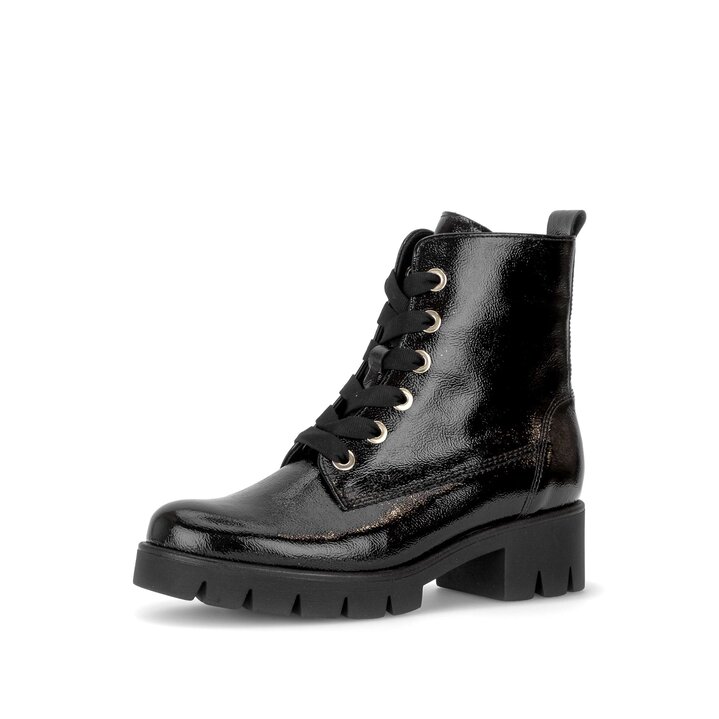 Schnürstiefelette schwarz #2