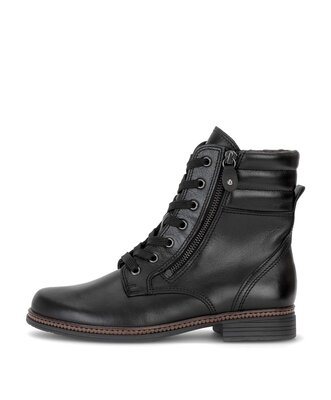 Schnürstiefelette schwarz