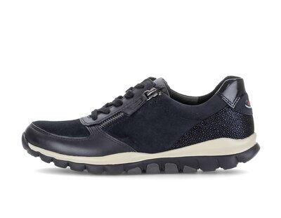 Lage sneaker blauw
