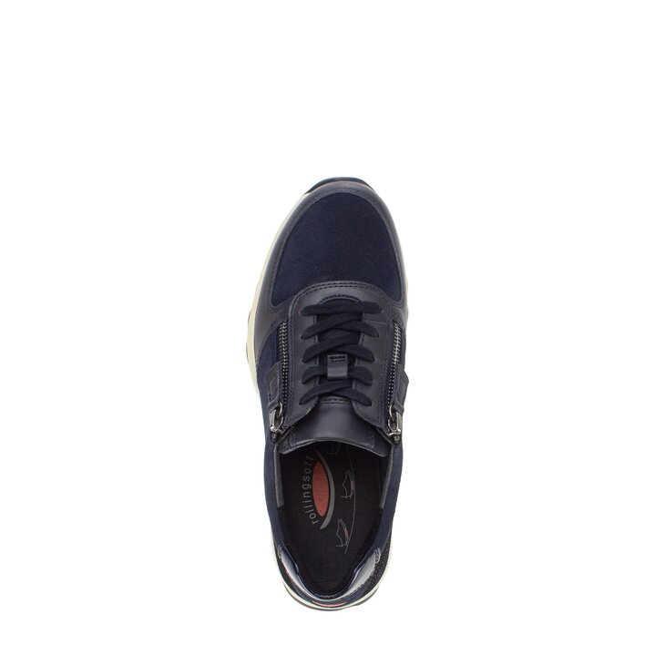 Lage sneaker blauw #5
