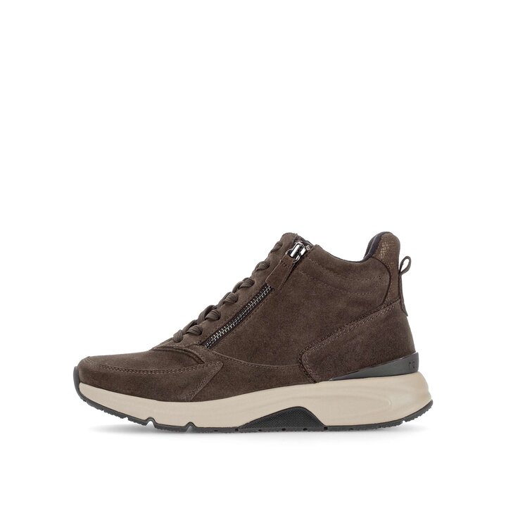 Hoge sneaker bruin #0