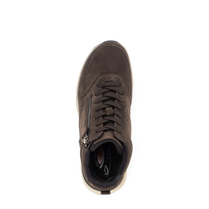 Hoge sneaker bruin #5