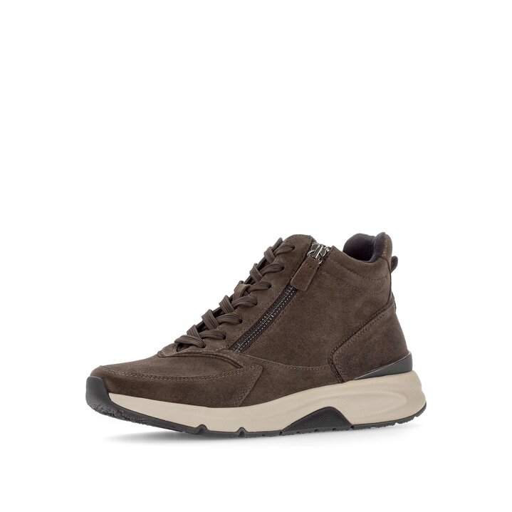 Hoge sneaker bruin #2