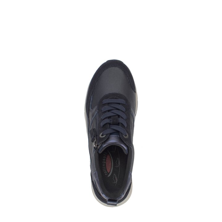 Lage sneaker blauw #5