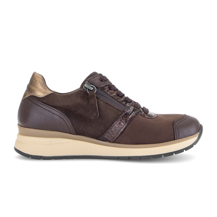 Sneakers basse marrone #1