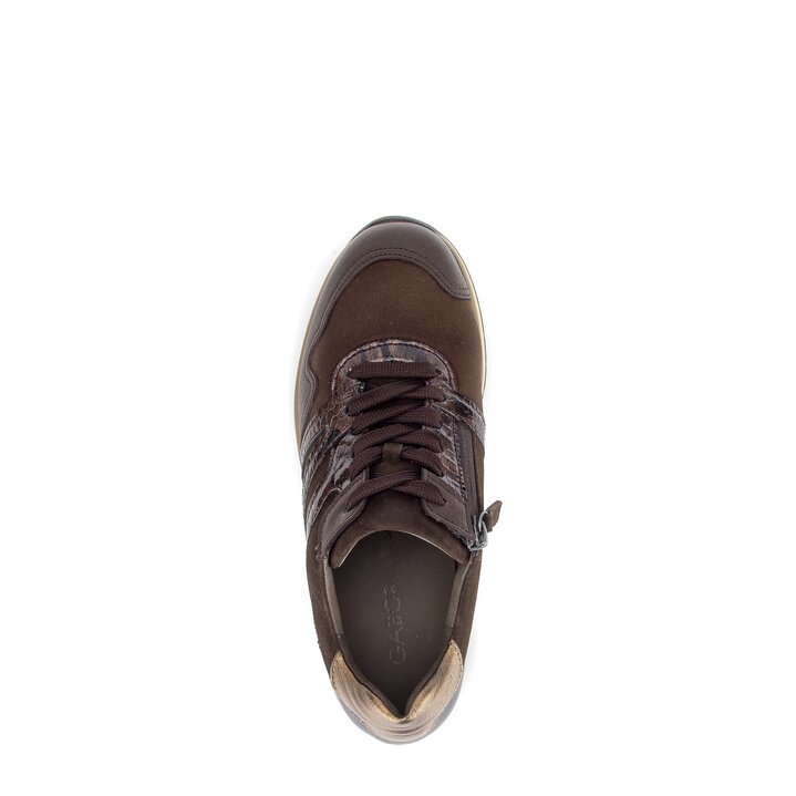 Sneakers basse marrone #5