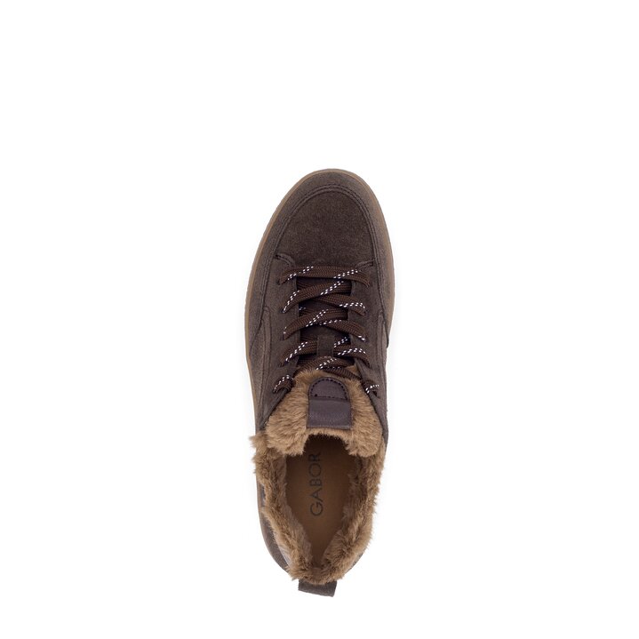 Sneakers basse marrone #5