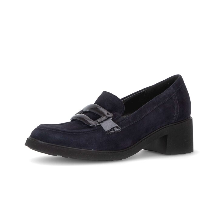 Hochfrontpumps blau #2