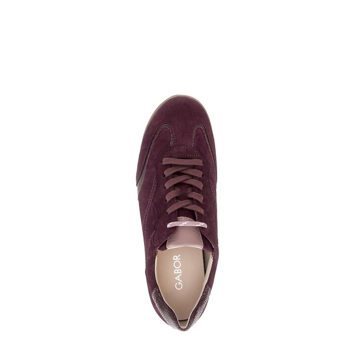 Sneakers basse rosso #5