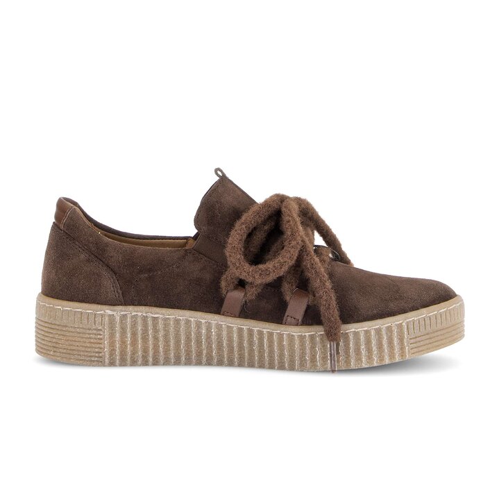 Sneakers basse marrone #1