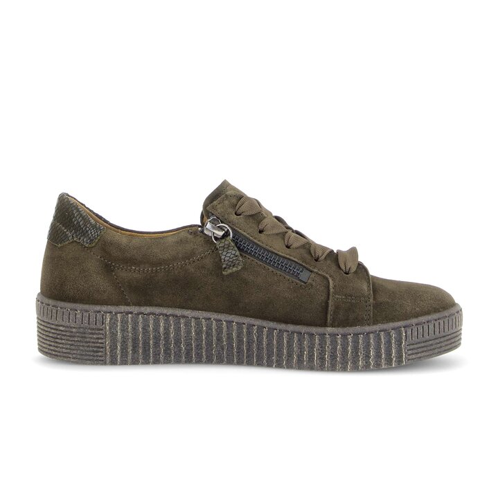 Sneakers basse verde #1