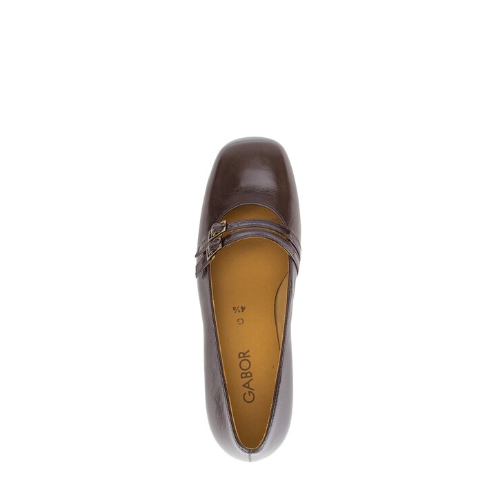Eleganter Pump braun #5