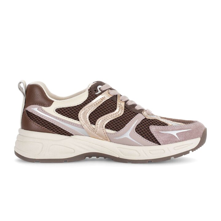 Lage sneaker bruin #1