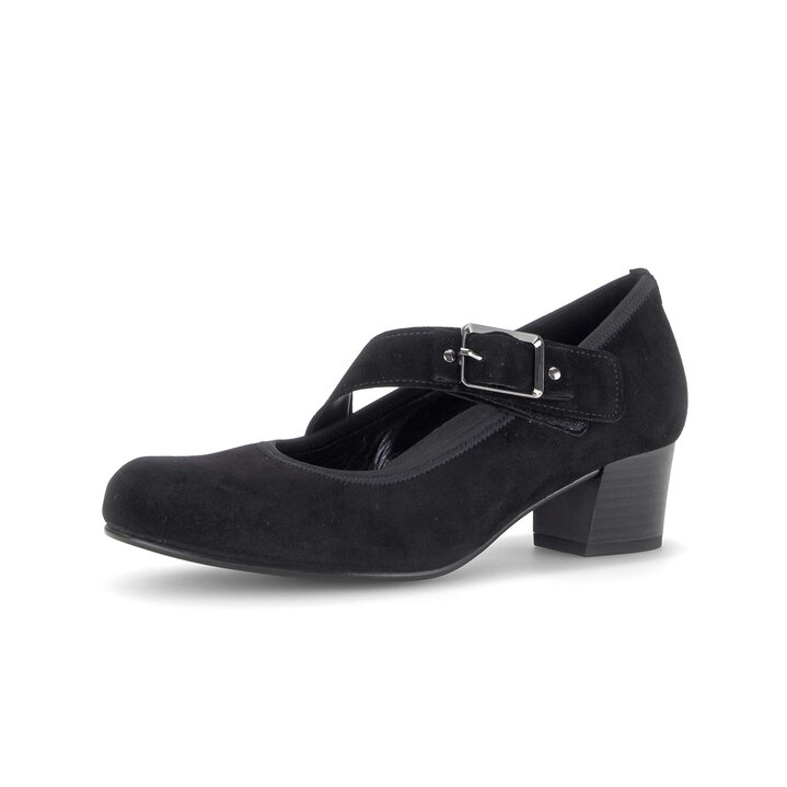 Pumps med ankelrem svart #2