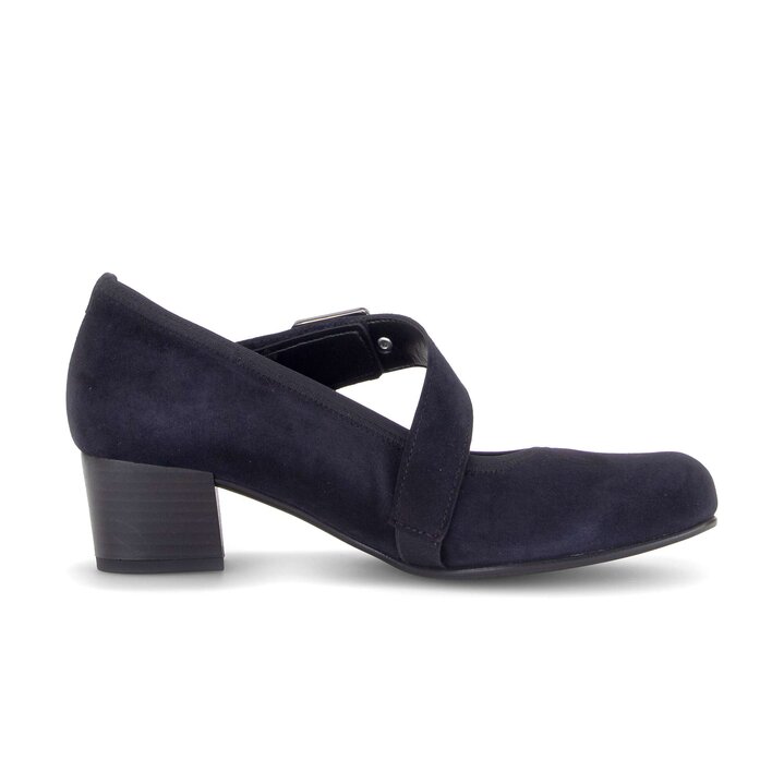 Spangenpumps blau #1