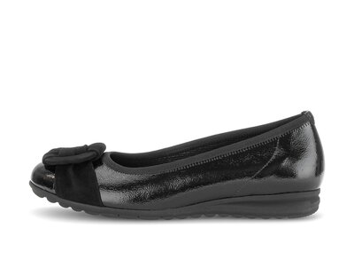 Sportliche Ballerina schwarz