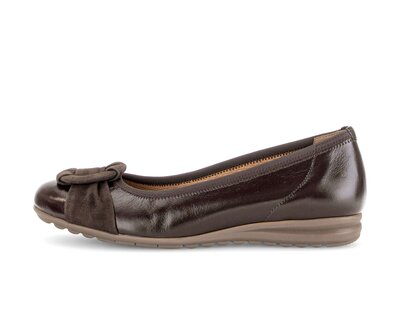 Sportliche Ballerina braun