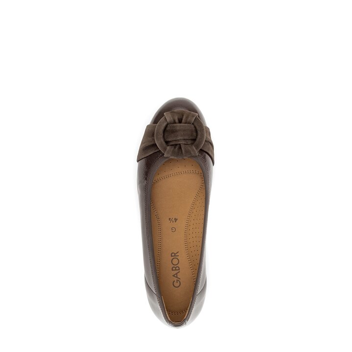 Sportliche Ballerina braun #5