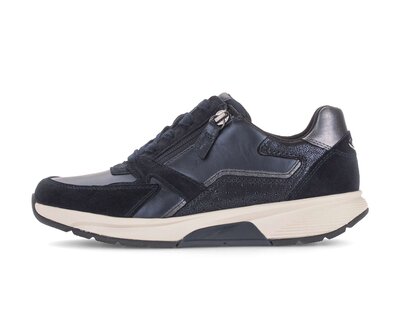 Lage sneaker blauw