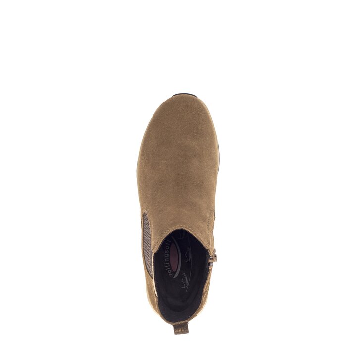 Hoge sneaker bruin #5