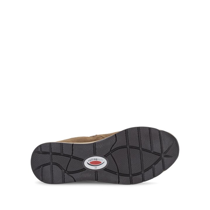 Hoge sneaker bruin #4