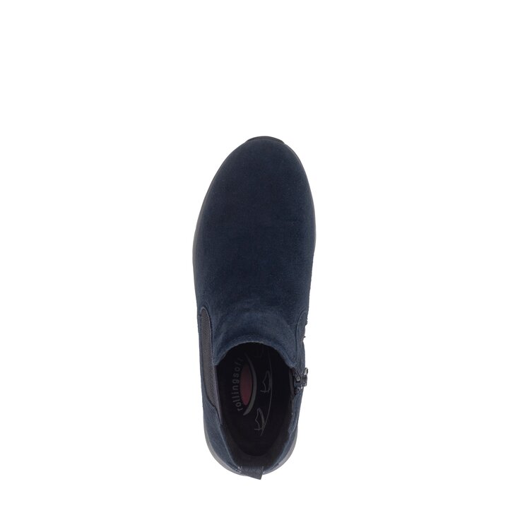 Hoge sneaker blauw #5