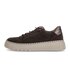 Lage sneaker bruin
