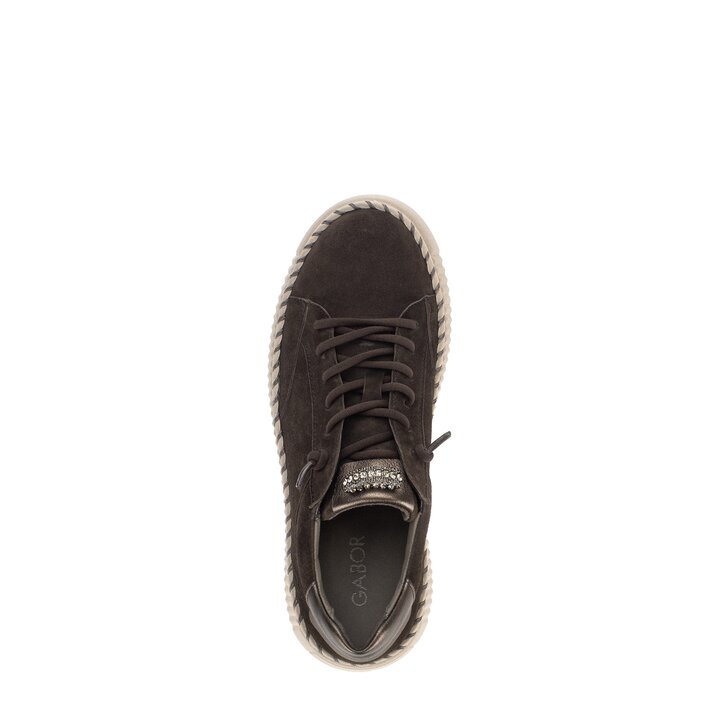 Sneakers basse marrone #5