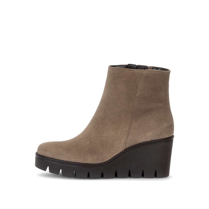 Bottine plateau marron #0